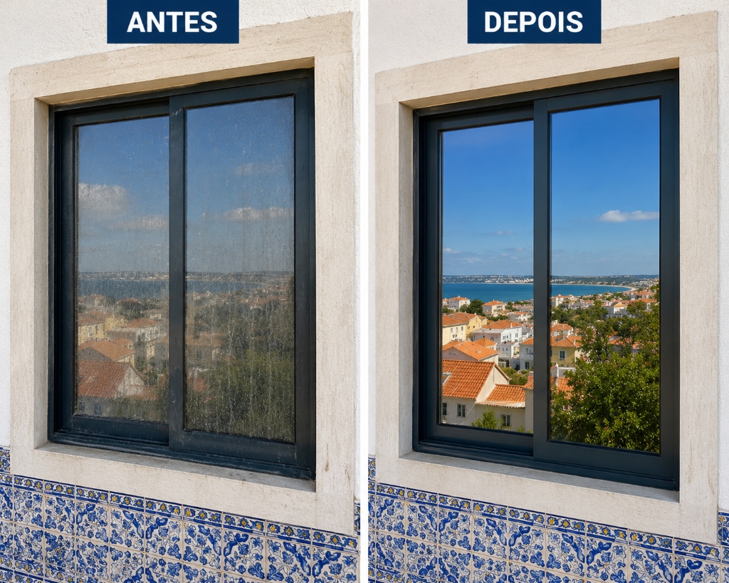 Antes e depois apartamento vista mar
